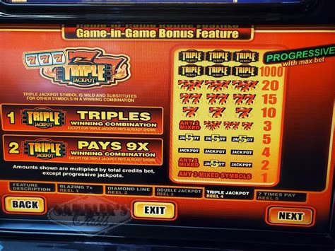 blazing 7s progressive.
